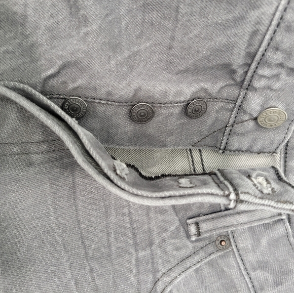 Levi's 501 Men's Gray Vintage Button Fly Jeans Size 38 - Picture 11 of 14
